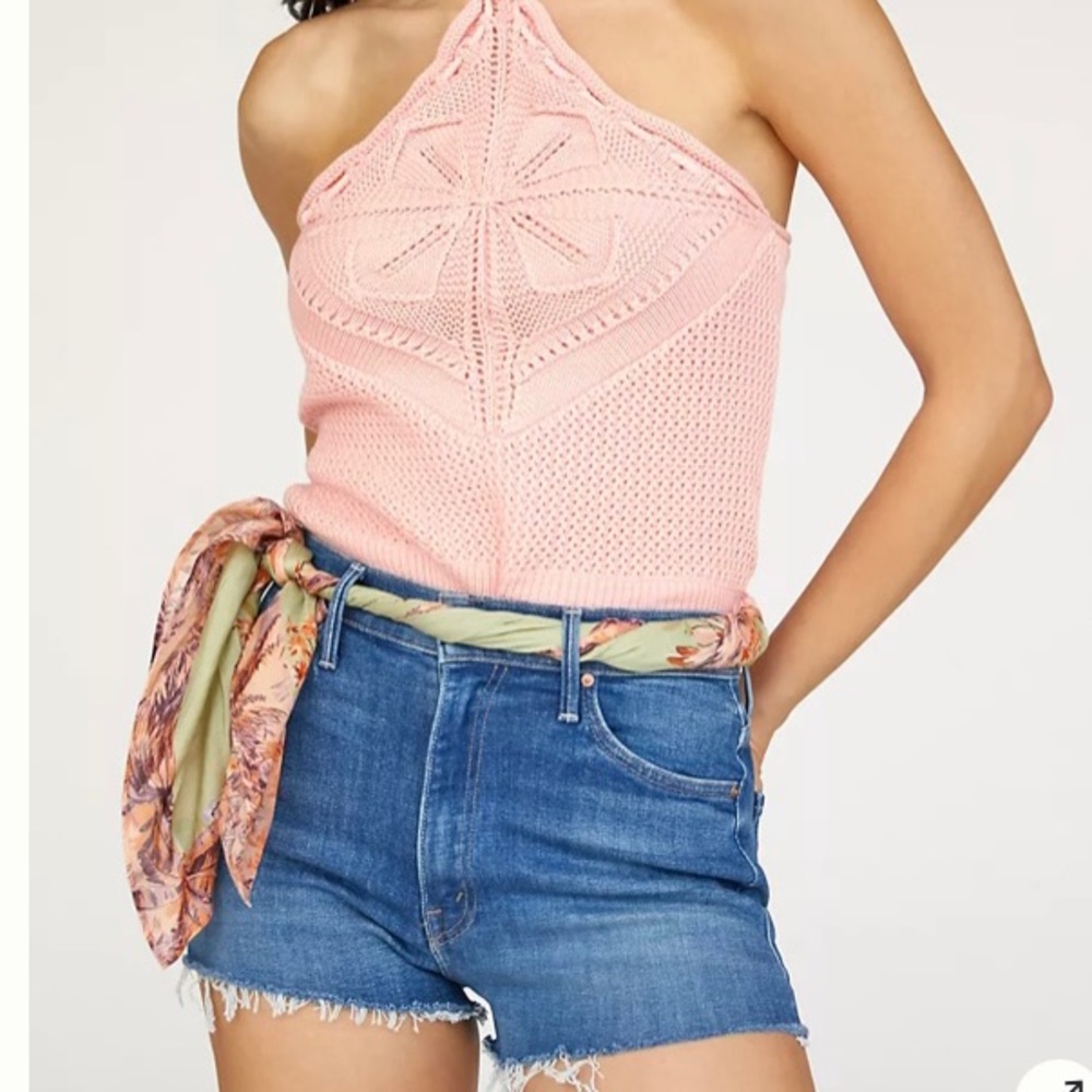 NWT. Anthropologie Mother Easy Does It Denim Shorts. Size 31